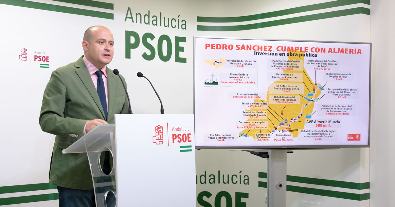 Antonio Martínez, secretario de Organización del PSOE de Almería