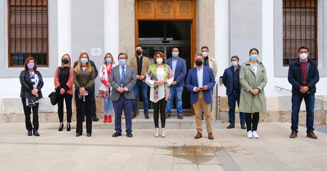 Visita de la secretaria general del PSOE de Andalucía, Susana Díaz, a Baza (Granada)