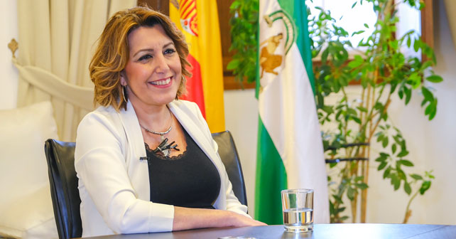 Susana Díaz, secretaria general del PSOE de Andalucía