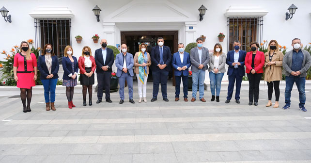 Visita de la secretaria general del PSOE de Andalucía, Susana Díaz, a Mijas (Málaga)