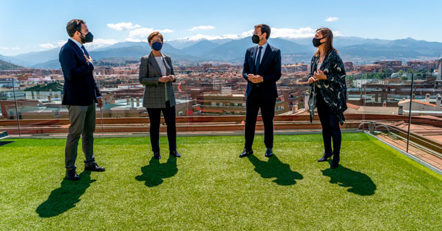 Daniel Pérez (Málaga), Adriana Valverde (Almería), Paco Cuenca (Granada) e Isabel Ambrosio (Córdoba)