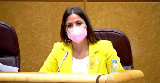 Inés Plaza, senadora del PSOE de Almería