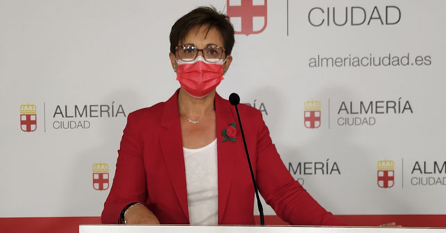Adriana Valverde, portavoz del PSOE en el Ayuntamiento de Almería