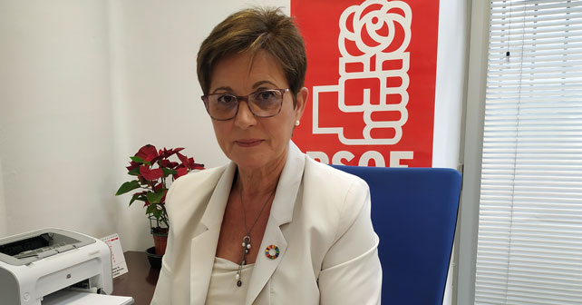 Adriana Valverde, portavoz del PSOE en el Ayuntamiento de Almería