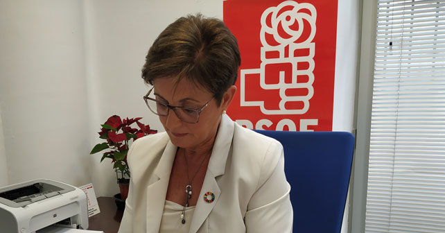 Adriana Valverde, portavoz del PSOE en el Ayuntamiento de Almería