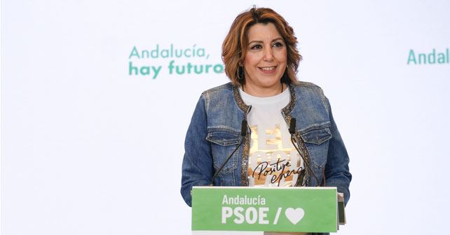 Susana Díaz, secretaria general del PSOE de Andalucía