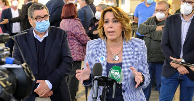 Susana Díaz, secretaria general del PSOE de Andalucía