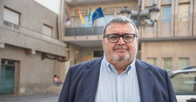 Manolo García, portavoz del PSOE en el ayuntamiento de Roquetas de Mar