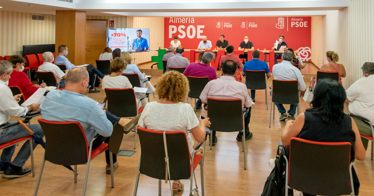 Reunión de la Comisión Ejecutiva Provincial del PSOE de Almería