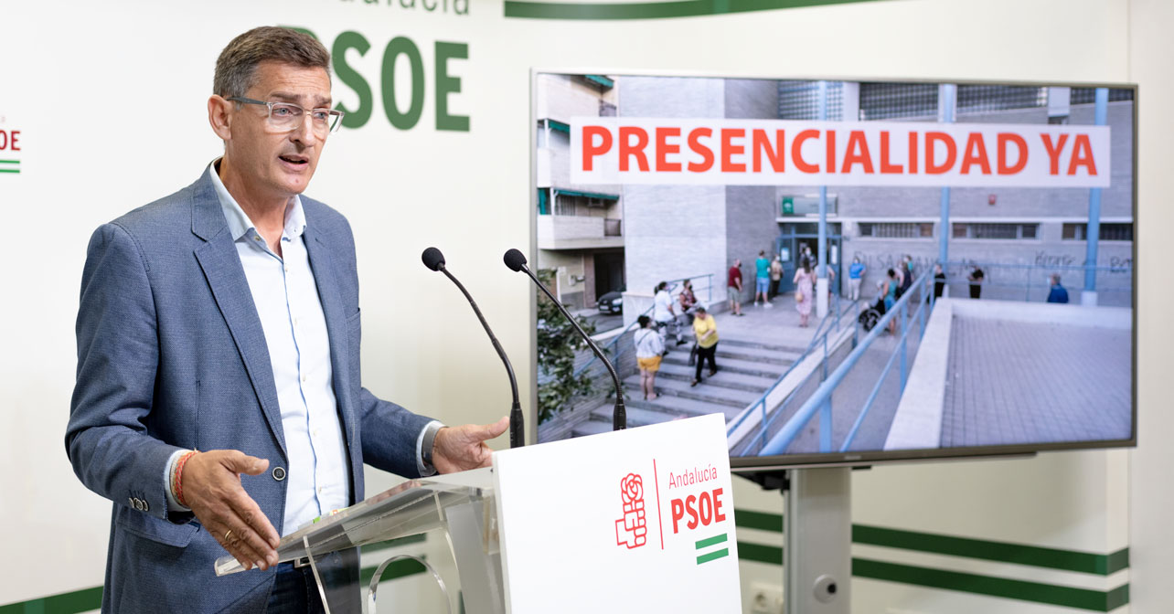 José Luis Sánchez Teruel, secretario general del PSOE de Almería