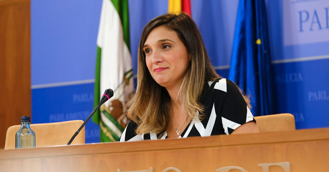 María Márquez, portavoz adjunta del PSOE en el Parlamento