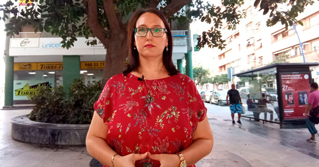 Lidia Compadre, concejala del PSOE en el Ayuntamiento de Almería