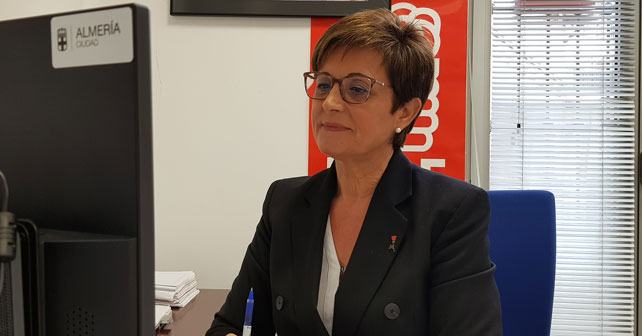 Adriana Valverde, portavoz del PSOE en el Ayuntamiento de Almería