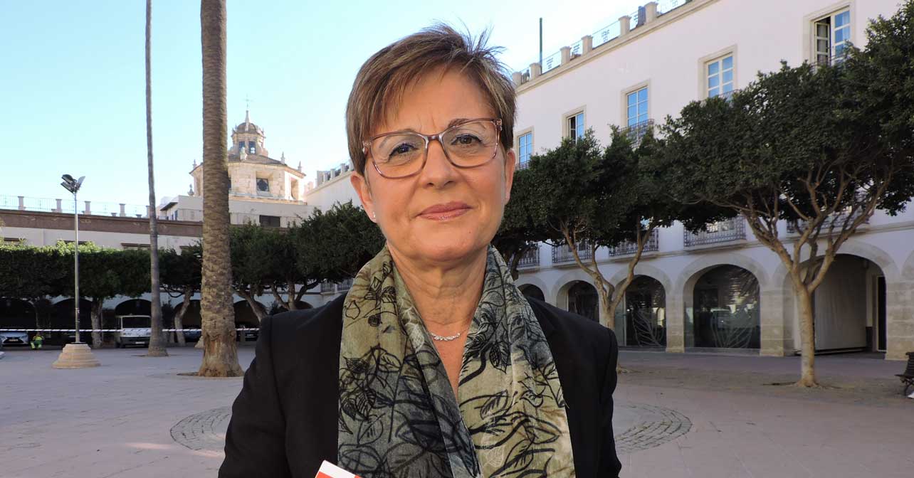 Adriana Valverde, portavoz socialista en el Ayuntamiento de Almería 2022
