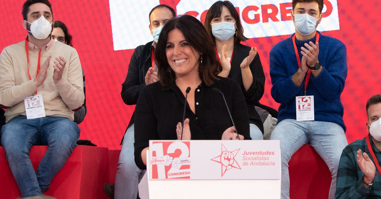 Ángeles Férriz, vicesecretaria general del PSOE de Andalucía y portavoz del Grupo Parlamentario Socialista