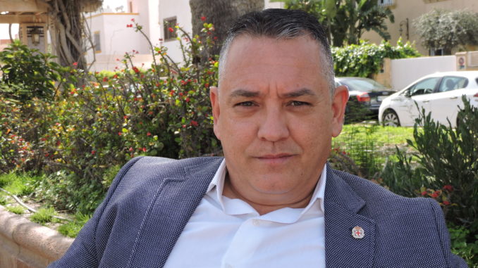 Indalecio Gutiérrez, diputado nacional del PSOE y secretario general de la Agrupación Municipal Socialista de Almería