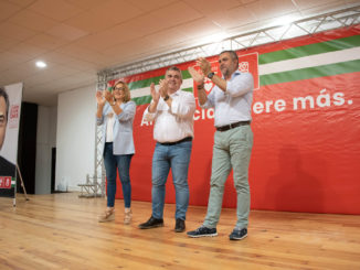 Esperanza Pérez, Santos Cerdán y Juan Antonio Lorenzo