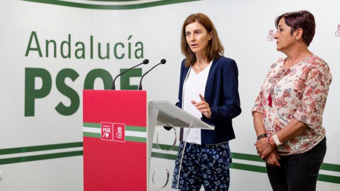 Pilar Navarro y Maribel Carrión en rueda de prensa