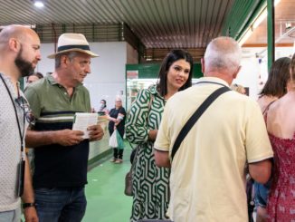 Noemí Cruz hoy en el Mercado de Los Ángeles (Almería)