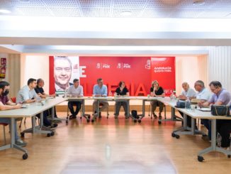 Reunión del PSOE de Almería con UGT