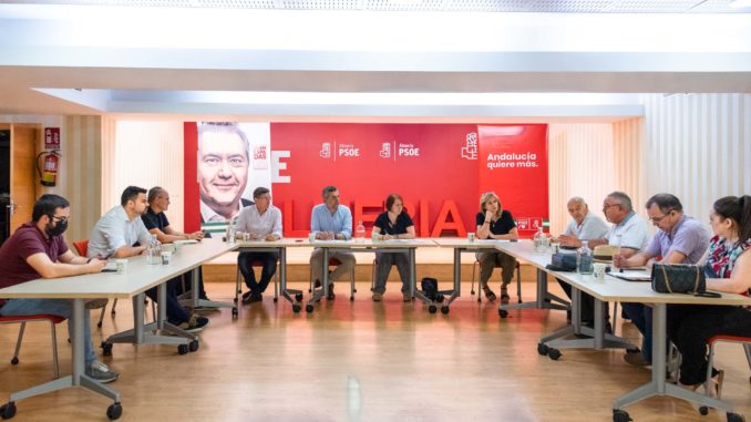 Reunión del PSOE de Almería con UGT