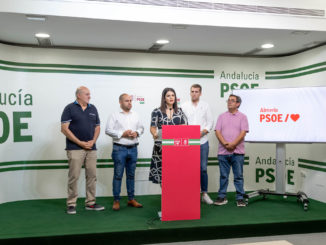 Antonio Gutiérrez (Padules), Valentín Martín (Fondón), Noemí Cruz, José Manuel Montero (Fuente Victoria) y José Asensio (Paterna del Río)