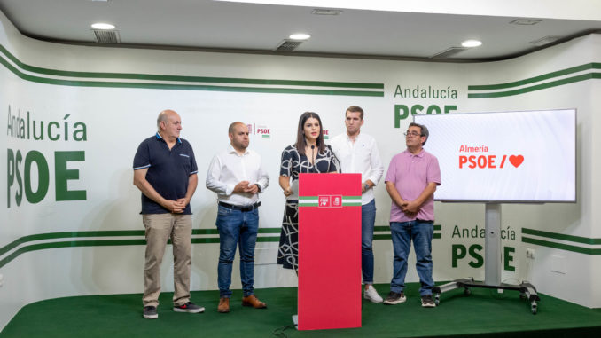 Antonio Gutiérrez (Padules), Valentín Martín (Fondón), Noemí Cruz, José Manuel Montero (Fuente Victoria) y José Asensio (Paterna del Río)