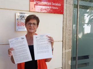 Adriana Valverde, portavoz del PSOE en el Ayuntamiento de Almería