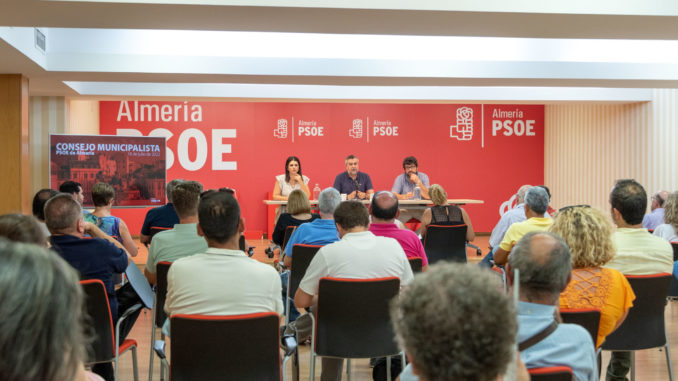 Reunión del Consejo Municipalista del PSOE de Almería