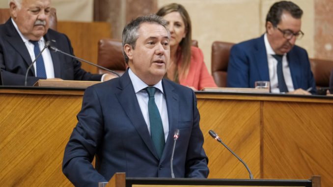 Juan Espadas, secretario general del PSOE de Andalucía