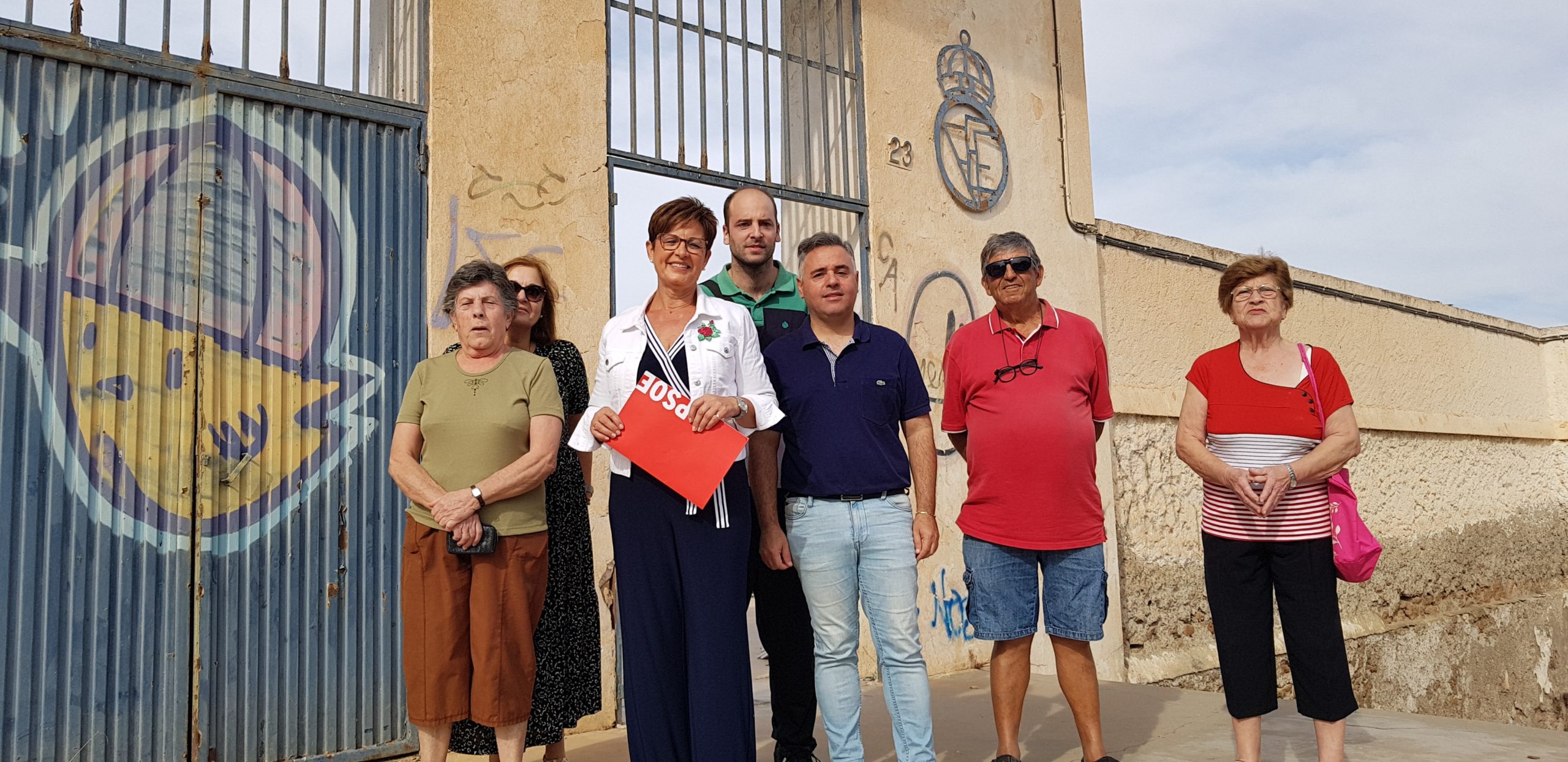 ALMERÍA.  El PSOE solicita al equipo de Gobierno que recupere para los vecinos de La Cañada el antiguo campo de fútbol Matías Pérez
