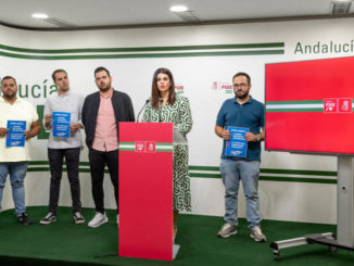 221019 Foto Noemí Cruz y Alejando Moyano, con JSA Almería