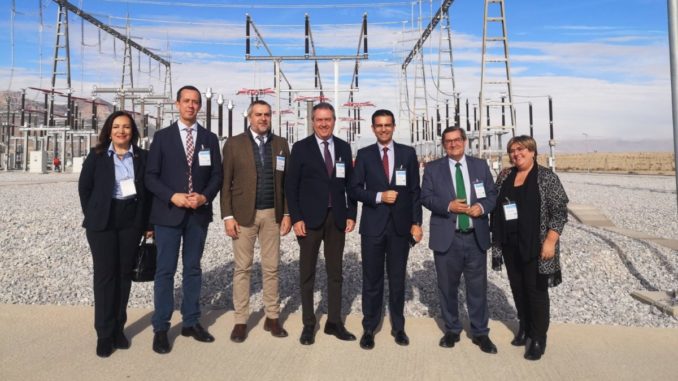 Línea eléctrica Caparacena Baza La Ribinia