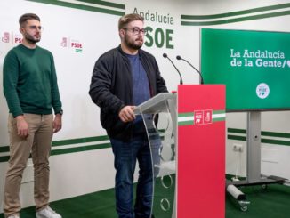 Juventudes Socialistas el Ejido. Jorge Alcalá y Federico Galdeano