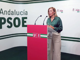 221202 Foto PSOE Sonia Ferrer Tesoro, hoy, en rueda de prensa