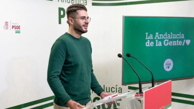 Federico Galdeano, secretario general de las Juventudes Socialistas de El Ejido