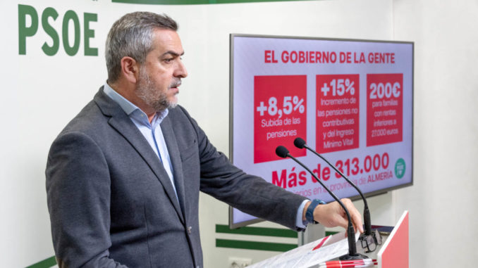 230112 Foto PSOE Juan Antonio Lorenzo Cazorla, hoy, en rueda de prensa