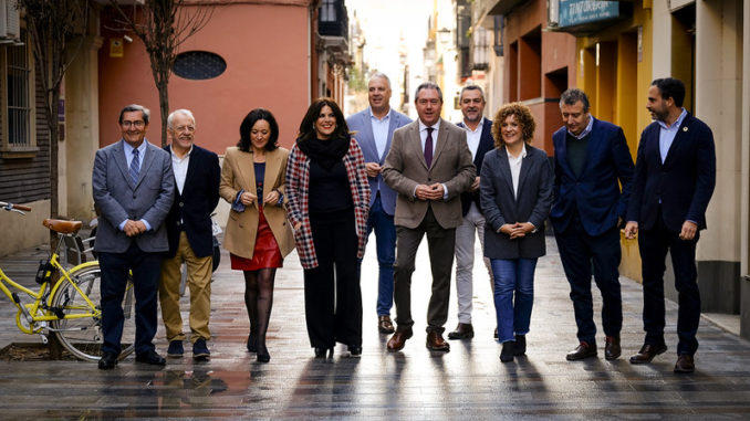 Secretarios Generales de Andalucía junto a Juan Espadas