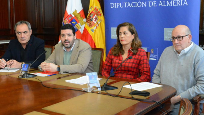 López, Ruiz, Aguilar y Gutiérrez en rueda de prensa