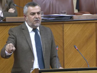 Juan Antonio Lorenzo en el Parlamento de Andalucía
