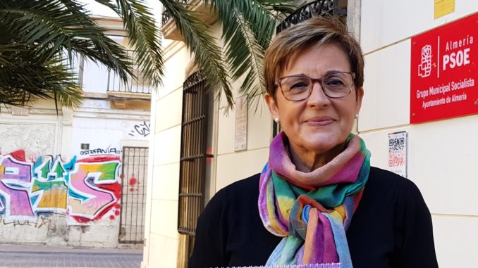 Adriana Valverde, portavoz socialista en el Ayuntamiento de Almería