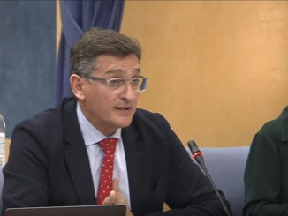Sánchez Teruel durante su intervención en Comisión