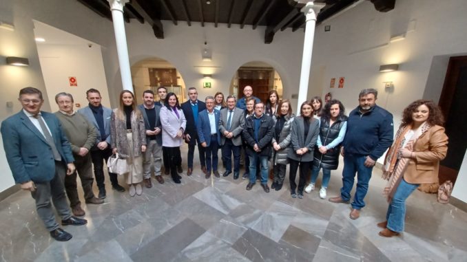 Encuentro de representantes del PSOE de Granada y Almería para reclamar la autovía del Almanzora hasta Baza