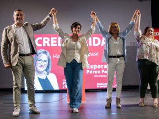 Juan Antonio Lorenzo, Isabel Rodríguez, Esperanza Pérez y Ainhoa Salmerón