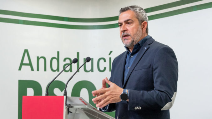 230411 Foto PSOE Juan Antonio Lorenzo Cazorla, hoy, en rueda de prensa