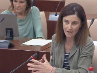 Pilar Navarro hoy en la Comisión de Sanidad del Parlamento Andaluz