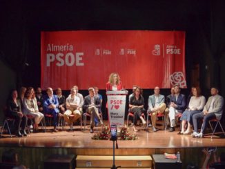 Foto PSOE Albox, Mary Trinidad en el acto de presentación de su candidatura