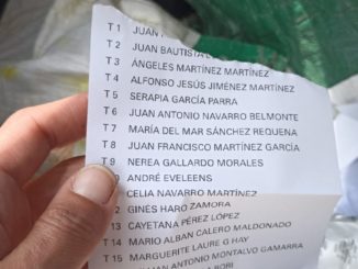 Papeletas de la lista del PP de Pulpí encontradas en un contenedor (2)