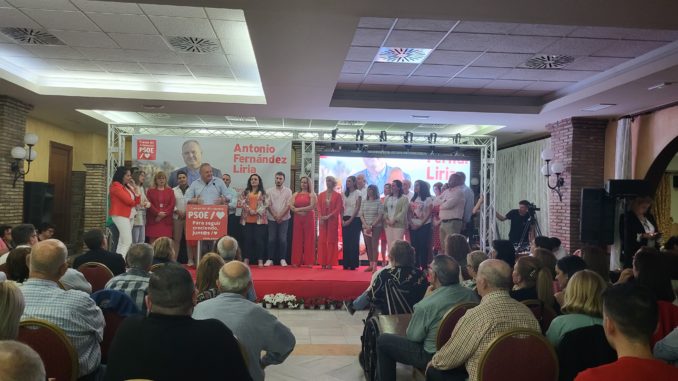 Presentación de candidatura del PSOE de Cuevas del Almanzora 2023