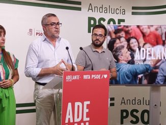 Lorenzo junto a los candidatos al Senado